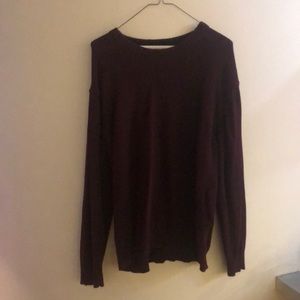 men’s U.S polo burgundy sweater
